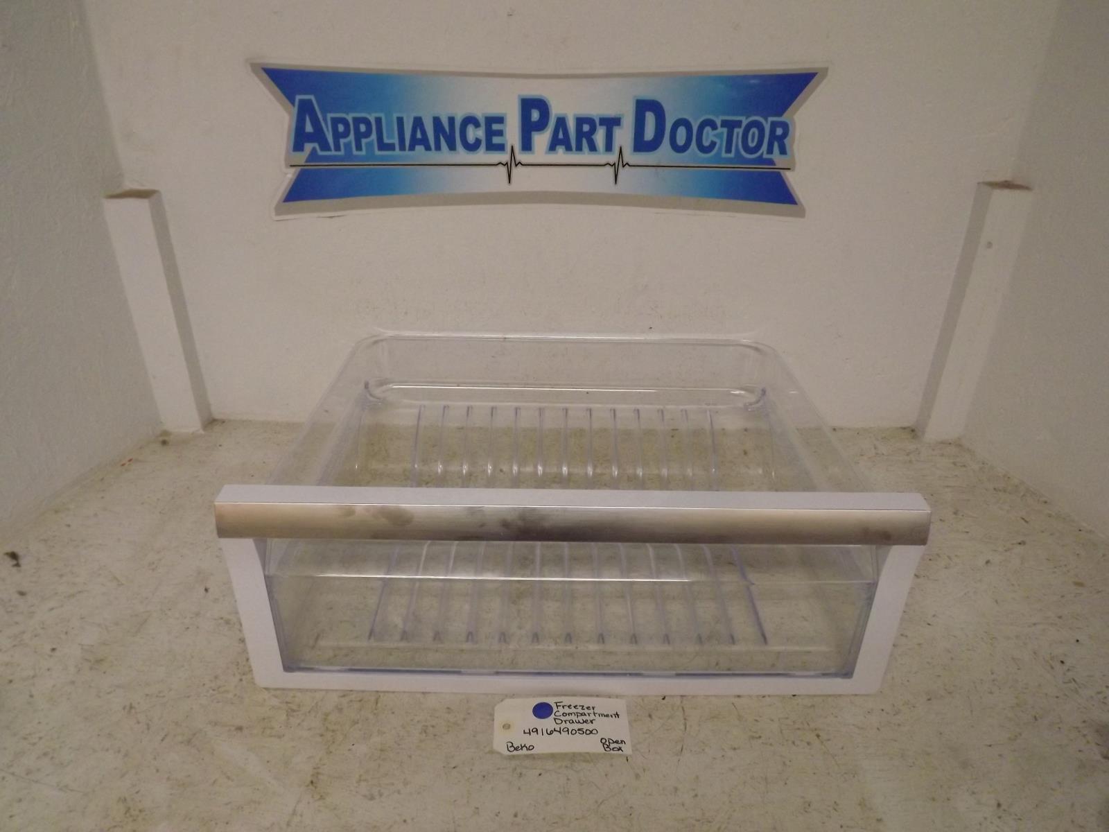 Beko Refrigerator 4916490500 Freezer Compartment Drawer Open Box Beko Refrigerator 4916490500 Freezer Compartment Drawer Open Box